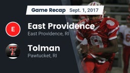 Recap: East Providence  vs. Tolman  2017