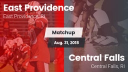 Matchup: East Providence vs. Central Falls  2018
