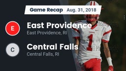 Recap: East Providence  vs. Central Falls  2018