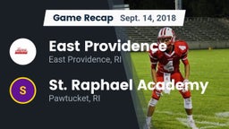 Recap: East Providence  vs. St. Raphael Academy  2018