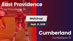 Matchup: East Providence vs. Cumberland  2018