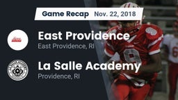 Recap: East Providence  vs. La Salle Academy 2018