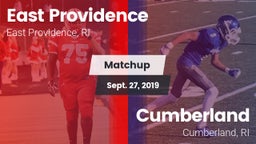 Matchup: East Providence vs. Cumberland  2019
