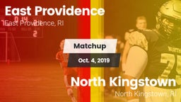 Matchup: East Providence vs. North Kingstown  2019