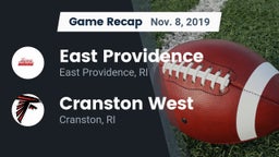 Recap: East Providence  vs. Cranston West  2019