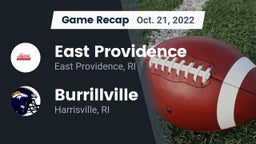 Recap: East Providence  vs. Burrillville  2022