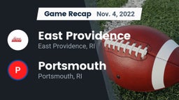 Recap: East Providence  vs. Portsmouth  2022