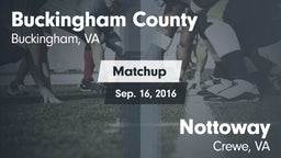 Matchup: Buckingham vs. Nottoway  2016