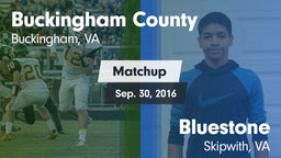 Matchup: Buckingham vs. Bluestone  2016