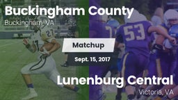 Matchup: Buckingham vs. Lunenburg Central  2017