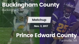 Matchup: Buckingham vs. Prince Edward County  2017
