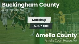 Matchup: Buckingham vs. Amelia County  2018