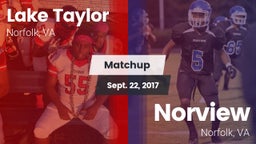 Matchup: Lake Taylor vs. Norview  2017