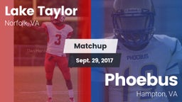Matchup: Lake Taylor vs. Phoebus  2017