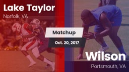 Matchup: Lake Taylor vs. Wilson  2017
