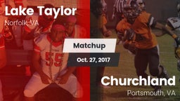 Matchup: Lake Taylor vs. Churchland  2017