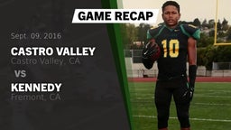 Recap: Castro Valley  vs. Kennedy  2016