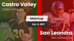 Matchup: Castro Valley vs. San Leandro  2017