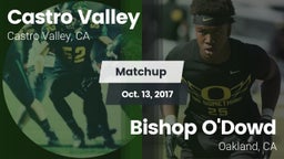 Matchup: Castro Valley vs. Bishop O'Dowd  2017