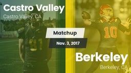 Matchup: Castro Valley vs. Berkeley  2017