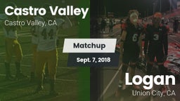Matchup: Castro Valley vs. Logan  2018