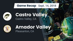 Recap: Castro Valley  vs. Amador Valley  2018