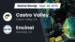 Recap: Castro Valley  vs. Encinal  2018