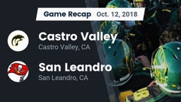 Recap: Castro Valley  vs. San Leandro  2018