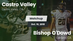 Matchup: Castro Valley vs. Bishop O'Dowd  2018