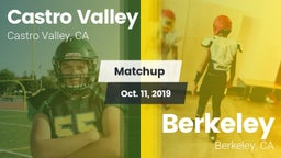 Matchup: Castro Valley vs. Berkeley  2019
