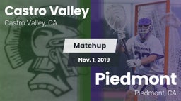Matchup: Castro Valley vs. Piedmont  2019