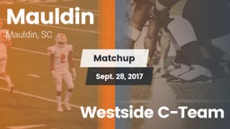 Matchup: Mauldin vs. Westside C-Team 2017