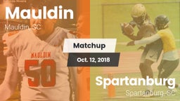 Matchup: Mauldin vs. Spartanburg  2018