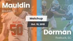 Matchup: Mauldin vs. Dorman  2018
