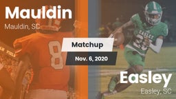 Matchup: Mauldin vs. Easley  2020