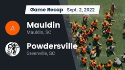 Recap: Mauldin  vs. Powdersville  2022