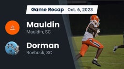 Recap: Mauldin  vs. Dorman  2023