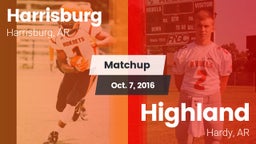 Matchup: Harrisburg vs. Highland  2016