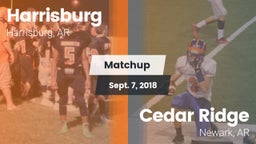 Matchup: Harrisburg vs. Cedar Ridge  2018