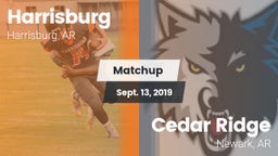 Matchup: Harrisburg vs. Cedar Ridge  2019