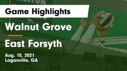 Walnut Grove  vs East Forsyth  Game Highlights - Aug. 10, 2021