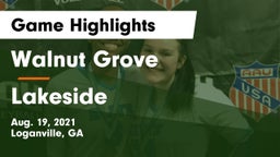 Walnut Grove  vs Lakeside  Game Highlights - Aug. 19, 2021