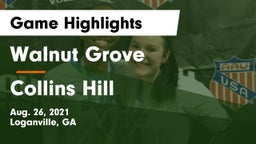 Walnut Grove  vs Collins Hill  Game Highlights - Aug. 26, 2021