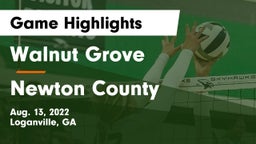 Walnut Grove  vs Newton County  Game Highlights - Aug. 13, 2022