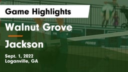 Walnut Grove  vs Jackson  Game Highlights - Sept. 1, 2022