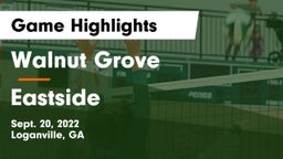 Walnut Grove  vs Eastside  Game Highlights - Sept. 20, 2022