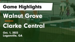 Walnut Grove  vs Clarke Central  Game Highlights - Oct. 1, 2022