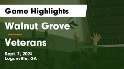 Walnut Grove  vs Veterans  Game Highlights - Sept. 7, 2023