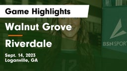 Walnut Grove  vs Riverdale  Game Highlights - Sept. 14, 2023