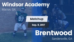 Matchup: Windsor Academy vs. Brentwood  2017